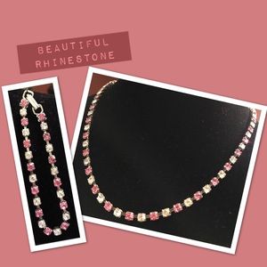 Beautiful Rhinestone necklace set